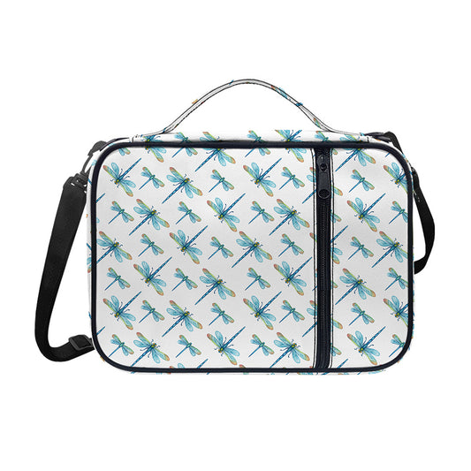 Watercolor Dragonfly Pattern Print Shoulder Strap Bible Bag