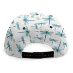 Watercolor Dragonfly Pattern Print Snapback Cap