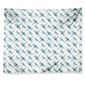 Watercolor Dragonfly Pattern Print Tapestry
