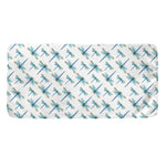 Watercolor Dragonfly Pattern Print Towel