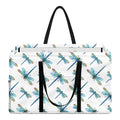 Watercolor Dragonfly Pattern Print Utility Tote Bag
