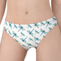 Watercolor Dragonfly Pattern Print Women's Panties