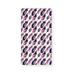 Watercolor Eggplant Pattern Print Baby Crib Sheet