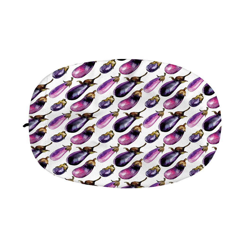 Watercolor Eggplant Pattern Print Car Side Mirror Covers