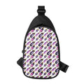 Watercolor Eggplant Pattern Print Sling Bag