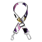 Watercolor Eggplant Pattern Print Dog Seat Belt