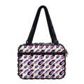 Watercolor Eggplant Pattern Print Double Strap Bible Bag