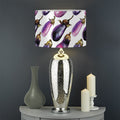 Watercolor Eggplant Pattern Print Drum Lamp Shade