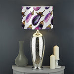 Watercolor Eggplant Pattern Print Drum Lamp Shade