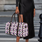 Watercolor Eggplant Pattern Print Duffle Bag