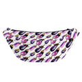 Watercolor Eggplant Pattern Print Fanny Pack
