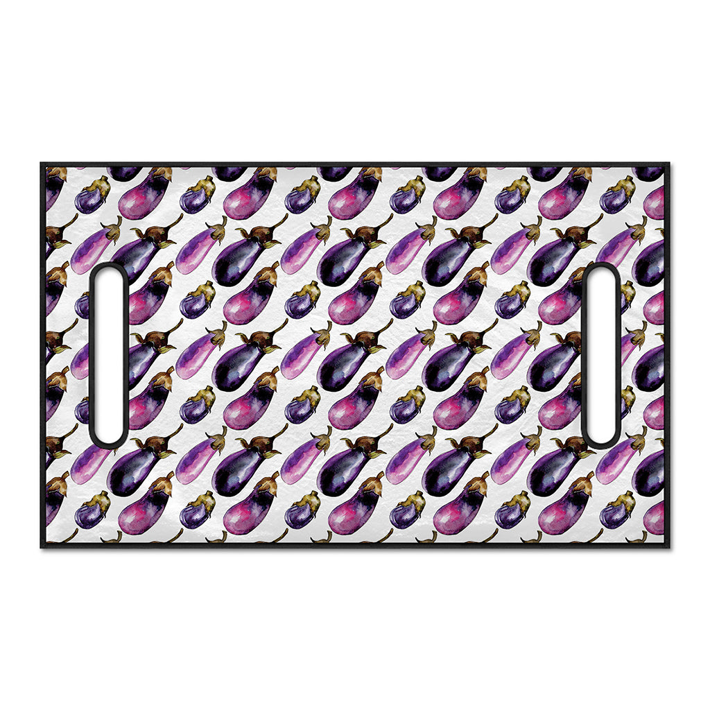 Watercolor Eggplant Pattern Print Golf Cart Seat Cover