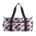 Watercolor Eggplant Pattern Print Gym Bag
