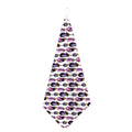Watercolor Eggplant Pattern Print Hand Towel