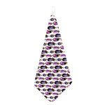 Watercolor Eggplant Pattern Print Hand Towel