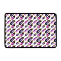 Watercolor Eggplant Pattern Print Kitchen Mat