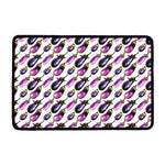 Watercolor Eggplant Pattern Print Kitchen Mat