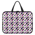 Watercolor Eggplant Pattern Print Laptop Sleeve With Handle