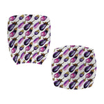 Watercolor Eggplant Pattern Print Office Chair Cover