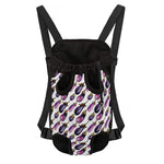 Watercolor Eggplant Pattern Print Pet Carrier Backpack