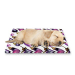Watercolor Eggplant Pattern Print Pet Cooling Mat Cover