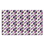 Watercolor Eggplant Pattern Print Polyester Doormat