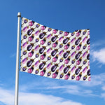Watercolor Eggplant Pattern Print Polyester Flag