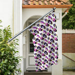 Watercolor Eggplant Pattern Print Polyester Flag