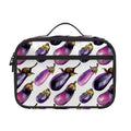 Watercolor Eggplant Pattern Print Portable Lunch Bag