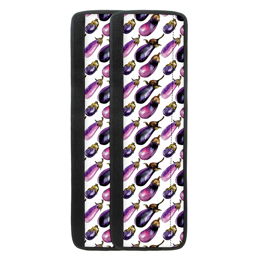 Watercolor Eggplant Pattern Print Refrigerator Handle Covers