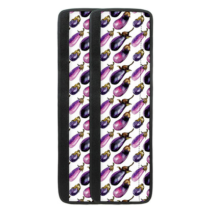 Watercolor Eggplant Pattern Print Refrigerator Handle Covers