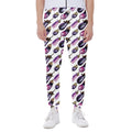 Watercolor Eggplant Pattern Print Joggers