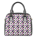 Watercolor Eggplant Pattern Print Shoulder Handbag