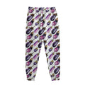 Watercolor Eggplant Pattern Print Sweatpants