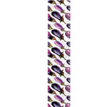 Watercolor Eggplant Pattern Print Table Runner