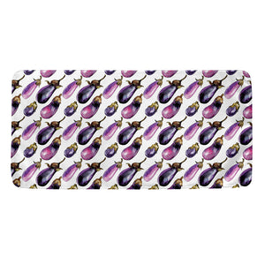 Watercolor Eggplant Pattern Print Towel