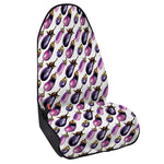 Watercolor Eggplant Pattern Print Waterproof Car Seat Cover