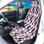 Watercolor Eggplant Pattern Print Waterproof Car Seat Cover
