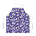 Watercolor Eggplant Print Adjustable Apron