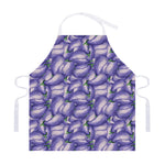 Watercolor Eggplant Print Adjustable Apron