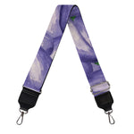 Watercolor Eggplant Print Bag Strap