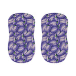 Watercolor Eggplant Print Bar Stool Covers