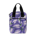 Watercolor Eggplant Print Bible Tote Bag