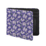 Watercolor Eggplant Print Bifold Wallet