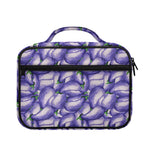 Watercolor Eggplant Print Briefcase Bible Bag
