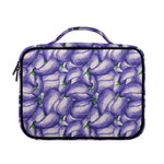 Watercolor Eggplant Print Briefcase Bible Bag