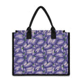 Watercolor Eggplant Print Canvas Tote Bag