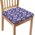 Watercolor Eggplant Print Chair Cushion Cover