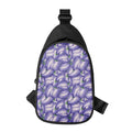 Watercolor Eggplant Print Sling Bag