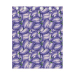 Watercolor Eggplant Print Curtain